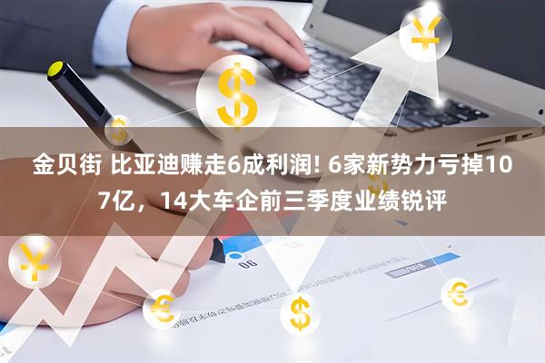 金贝街 比亚迪赚走6成利润! 6家新势力亏掉107亿,14大车企前三季度业绩锐评